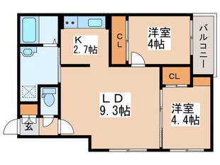 メニーズコート美園Ｓｔの物件間取画像